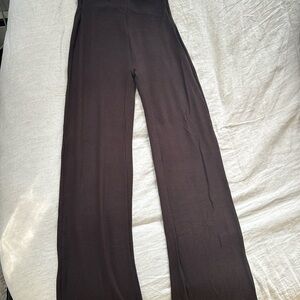 NWT Leset Lauren Straight Leg Pant Chocolate Large